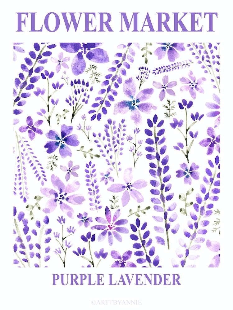 Purple Flower Market