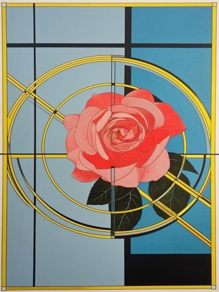 Camelia Flower Still Life  4 Abstract Expressionist