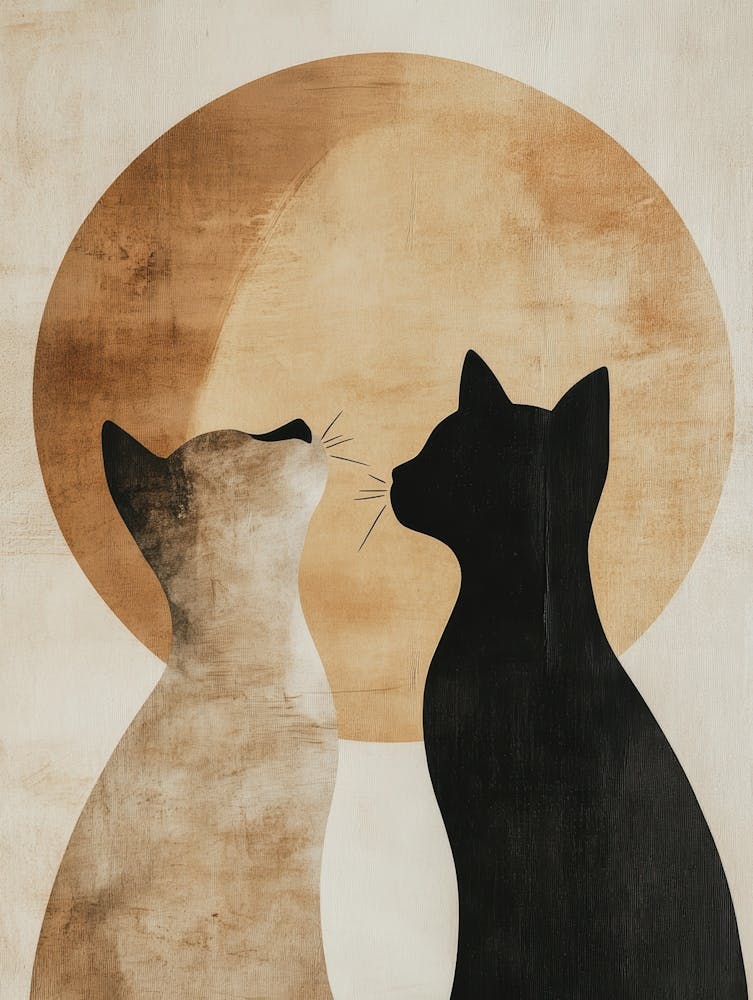 Cat Lovers Canvas Print