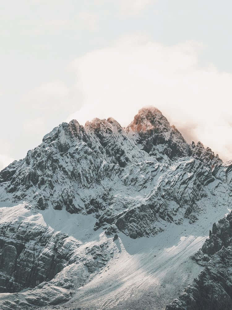 Winter Mountain Peak