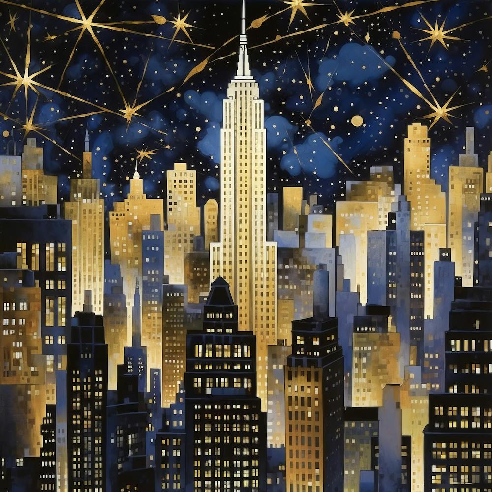 Art Deco New York City in the 1920s