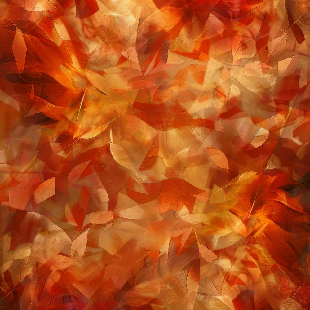 Abstract Autumn Leaves Photo