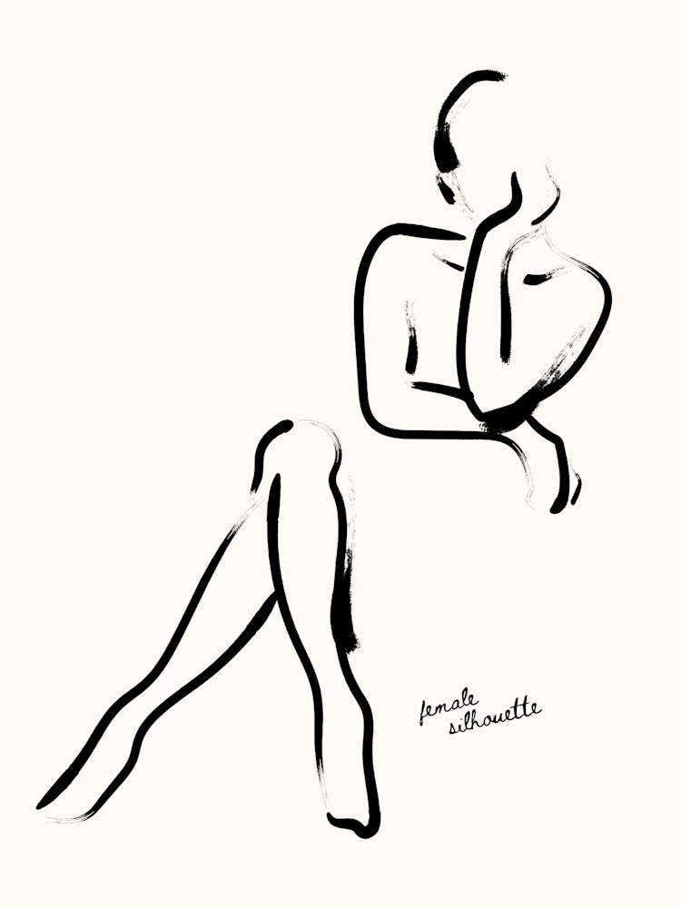 Woman Sitting On The Floor