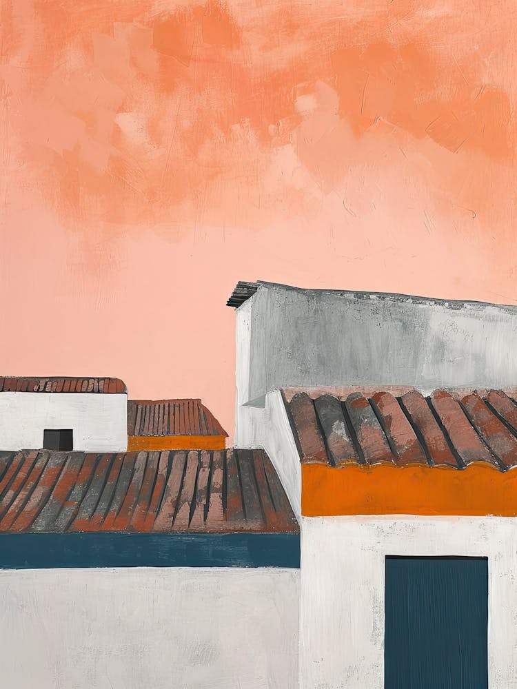 Mexico City Rooftops Morning Skyline 4