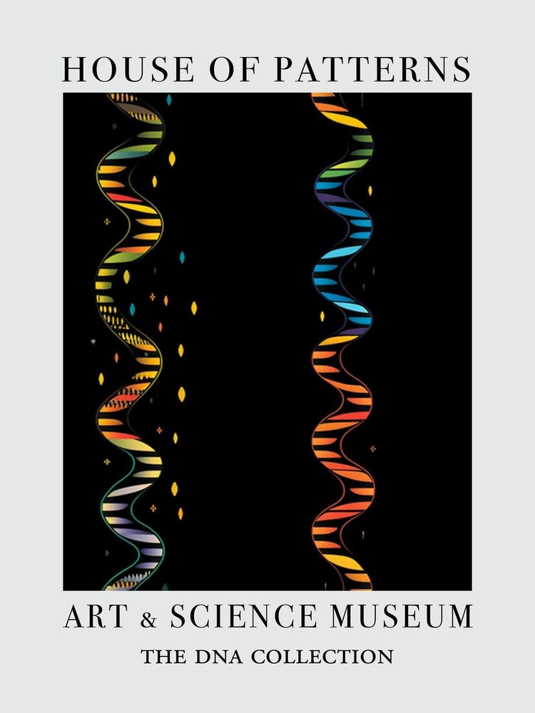 Watercolour Colour Lines Dna 3 House Of Patterns