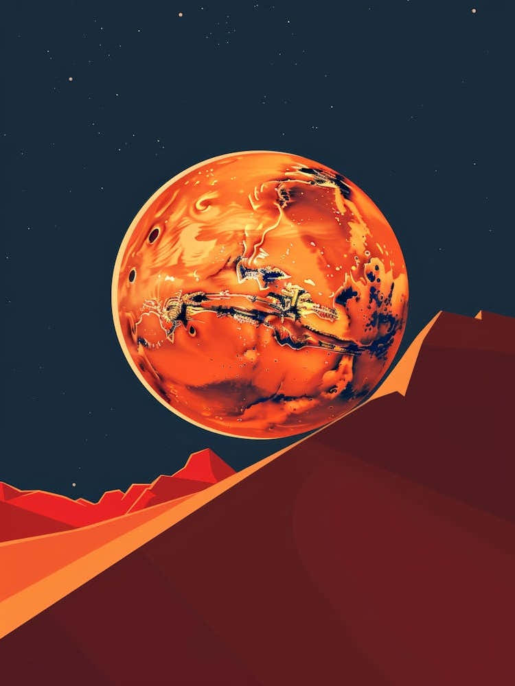 Mars In Space 2