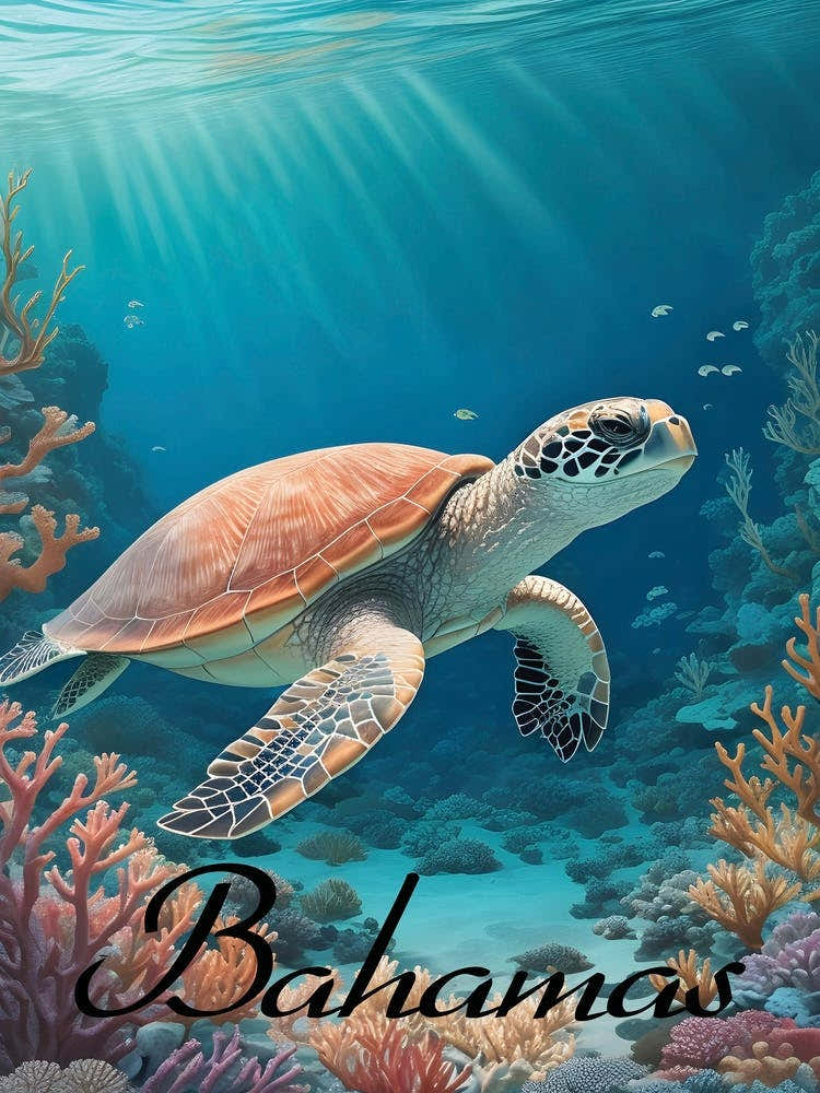 Bahamas Sea Turtle