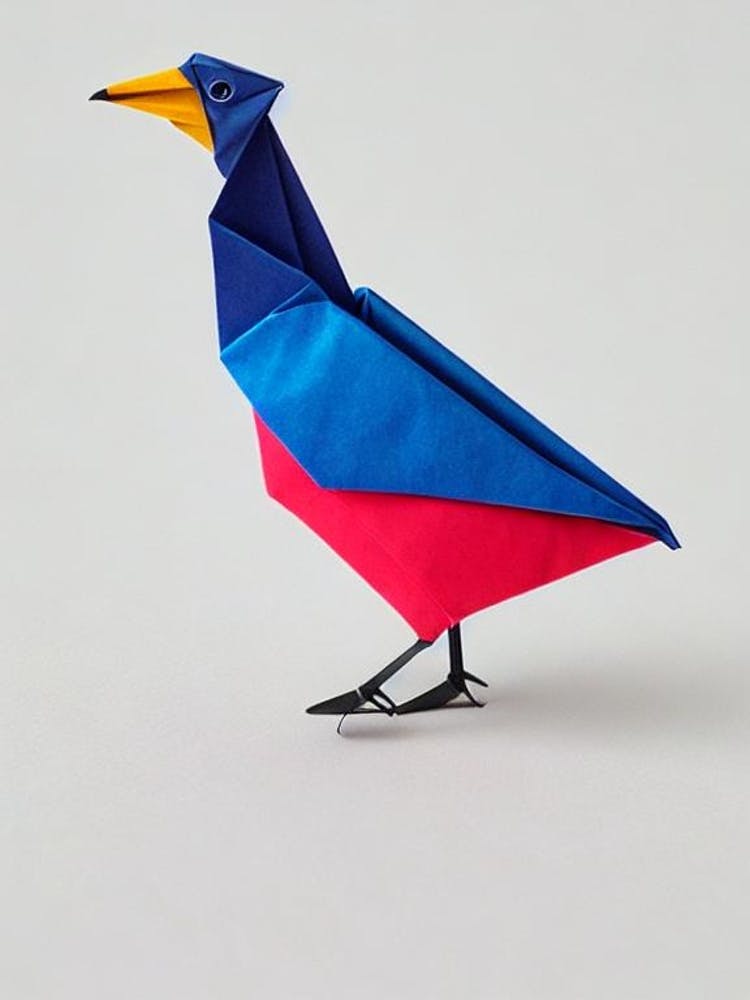 Baldpate Origami Bird