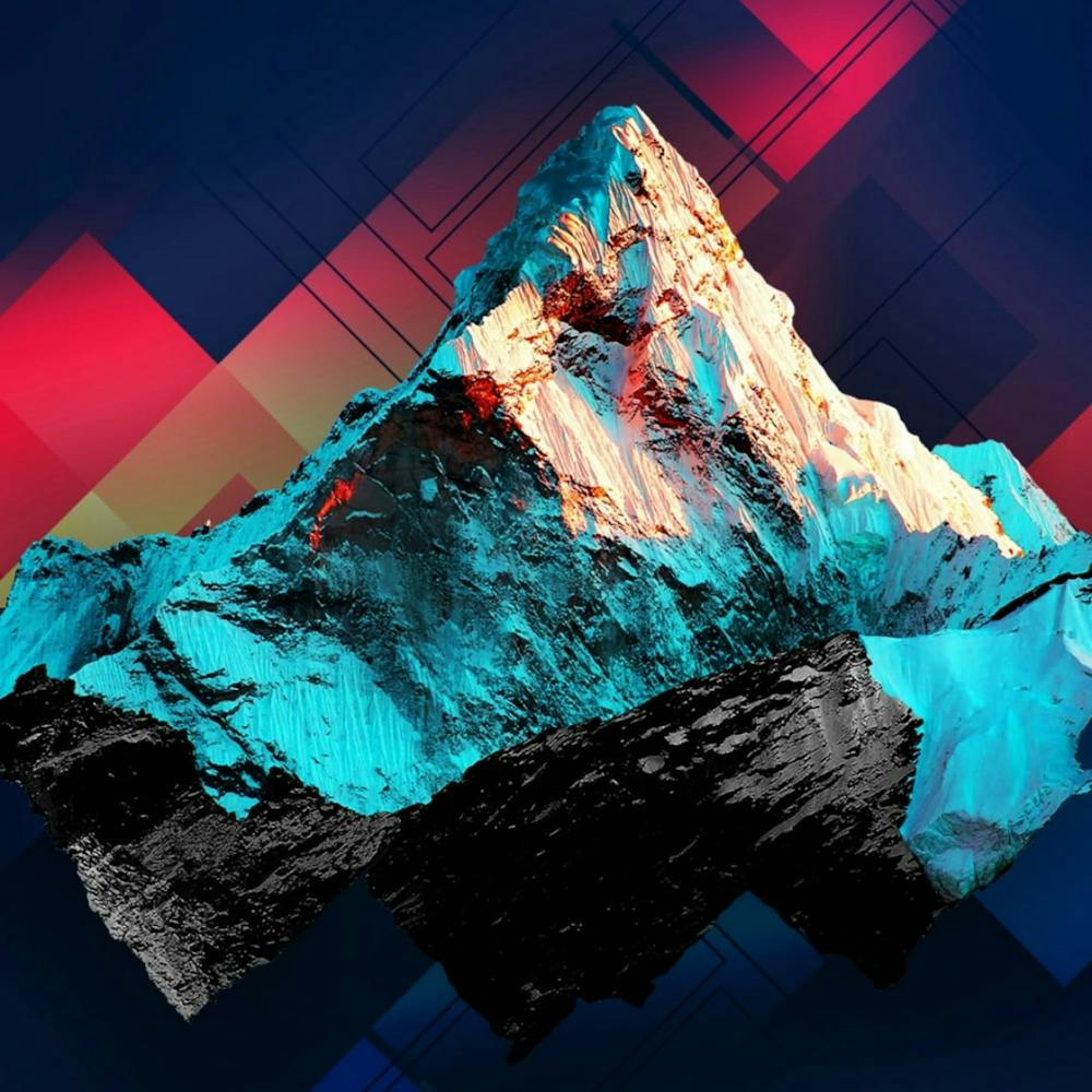 Mountains Abstract Cool Hybrid Nature