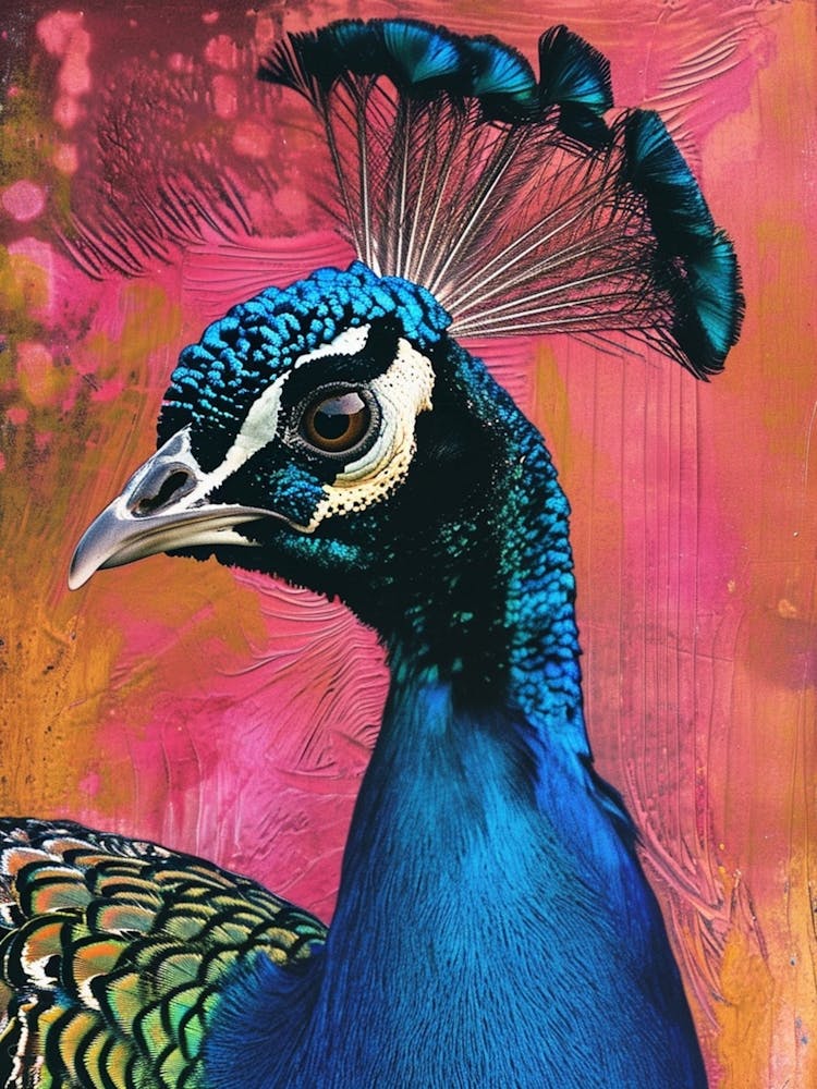 Peacock Polaroid Inspired 2