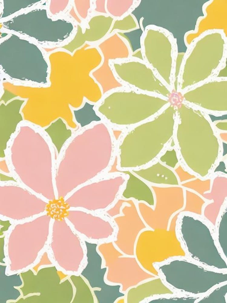 Queen Anne’s Lace Pastel Floral 1 Flower