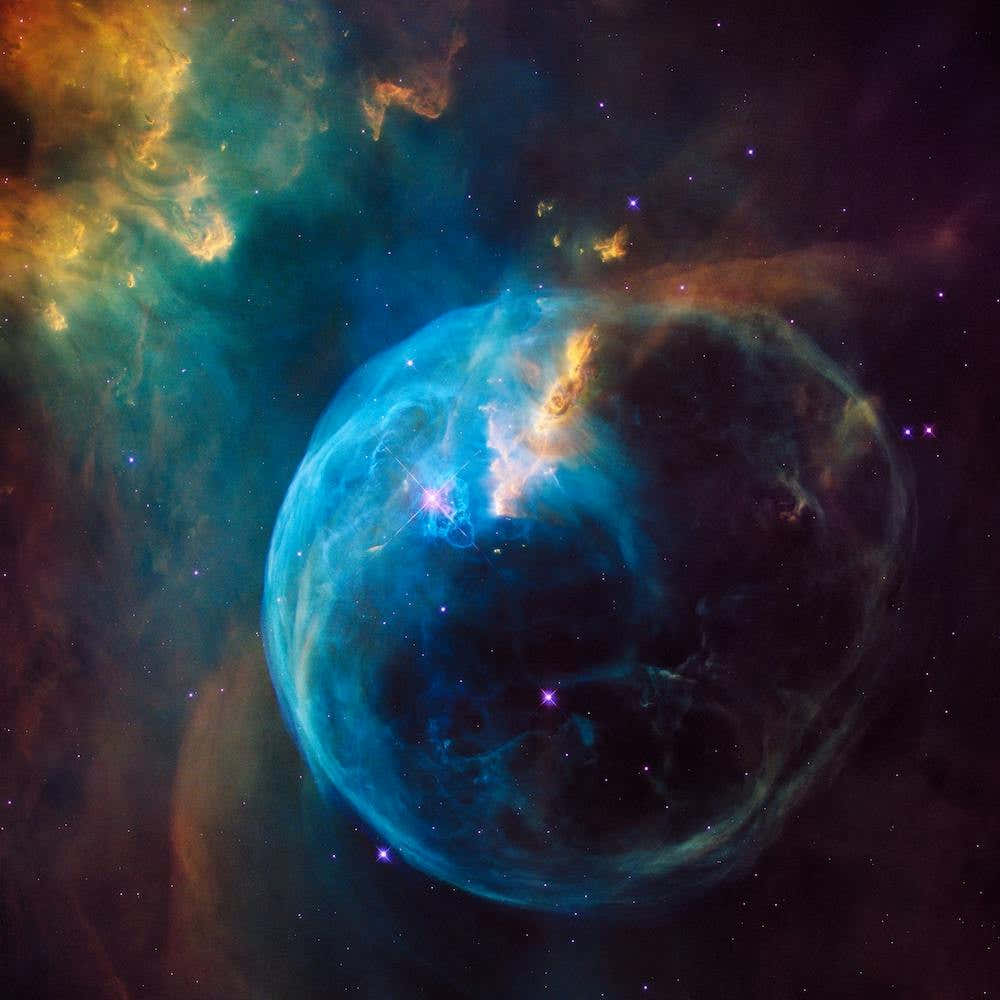 Bubble Nebula From Hubble, Nasa