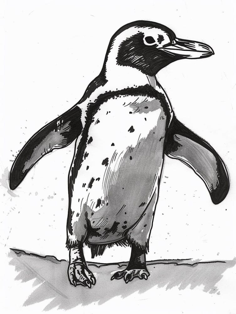 African Penguin Waddling 2