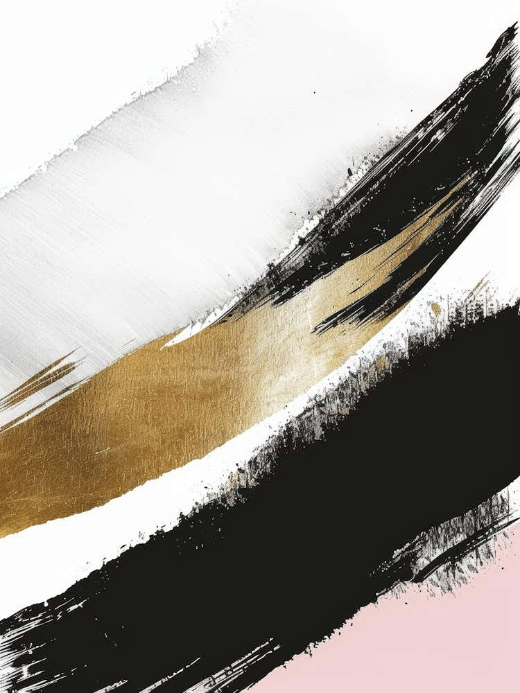 Abstract Brushstrokes Canvas Print 1