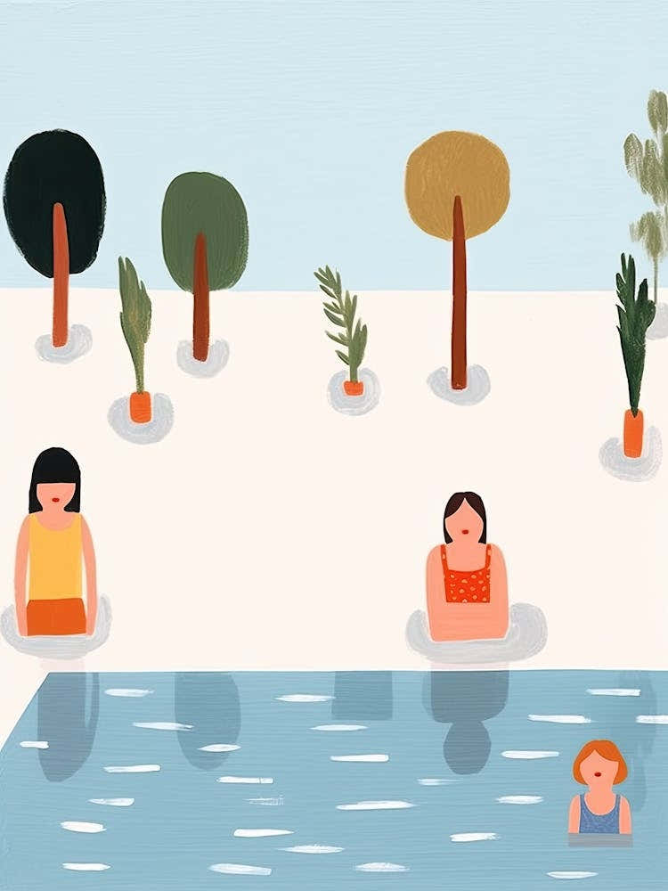 Fancy Los Angeles California, Tiny People And Illustration 2