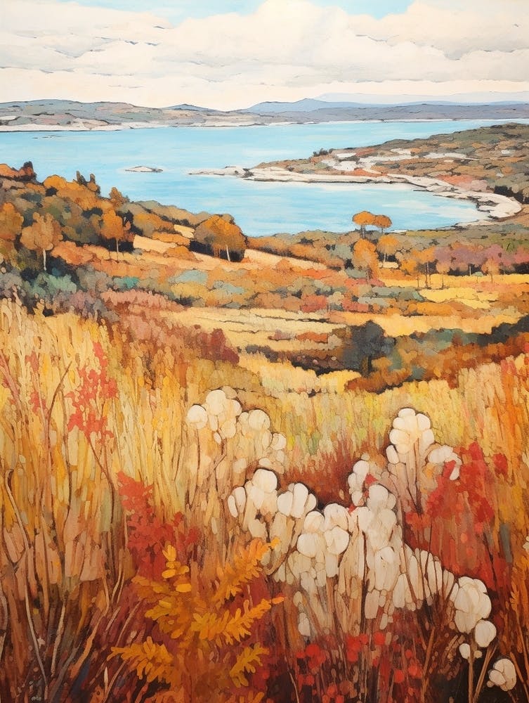 Autumn National Park Painting Arcipelago Di La Maddalena National Park 2
