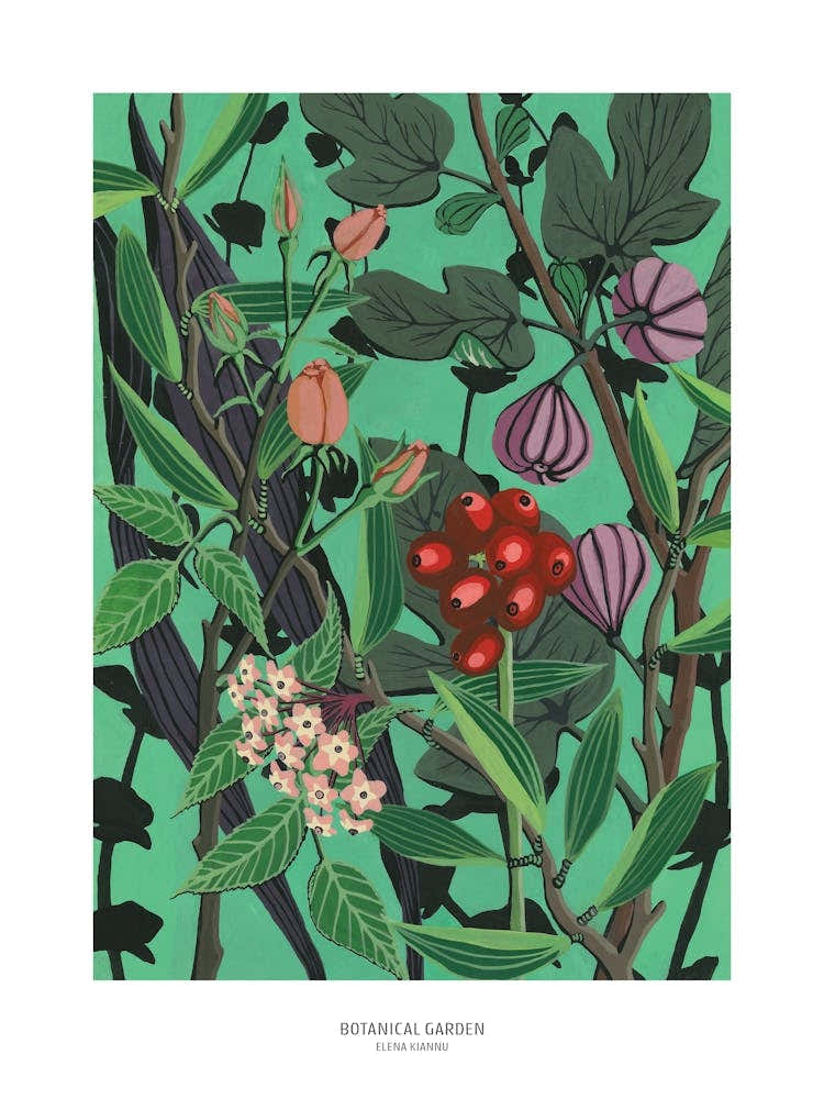 Botanical Garden poster, 30x40cm