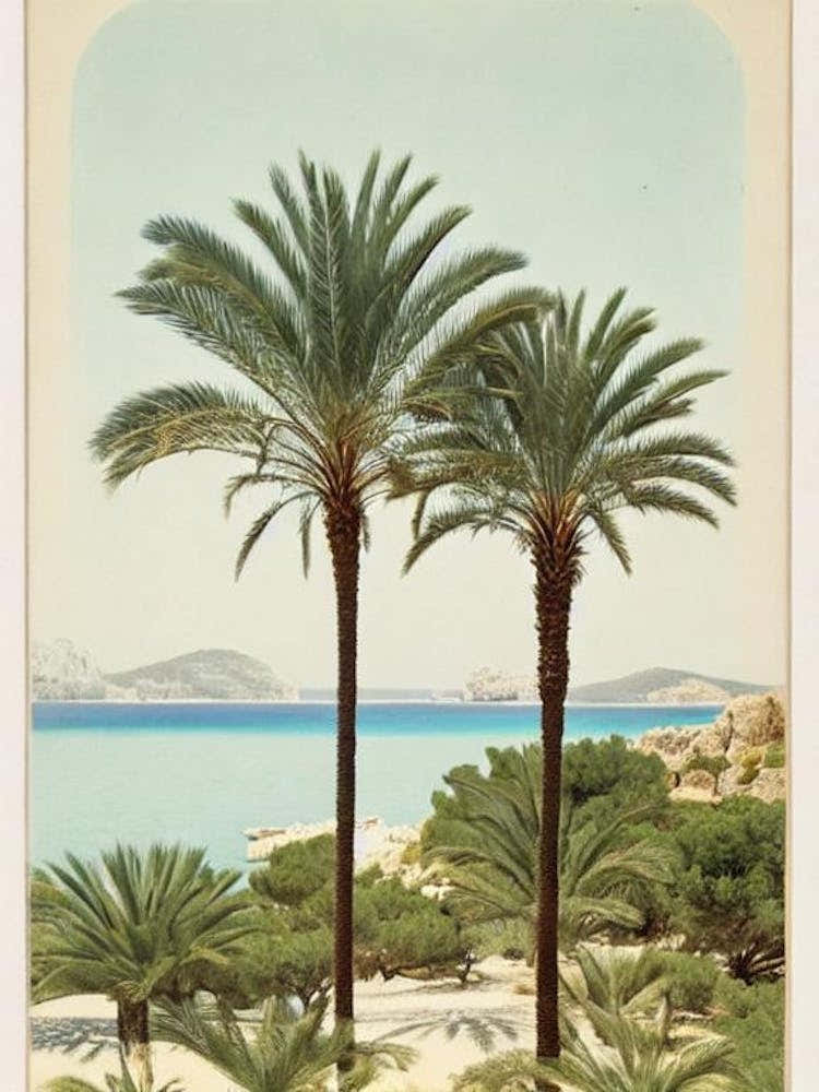 Cala Varques Beach Mallorca Spain Vintage