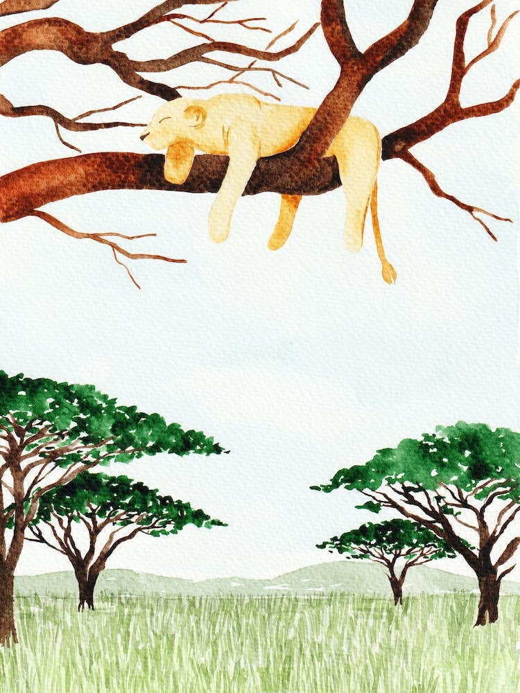 Kenya Watercolor