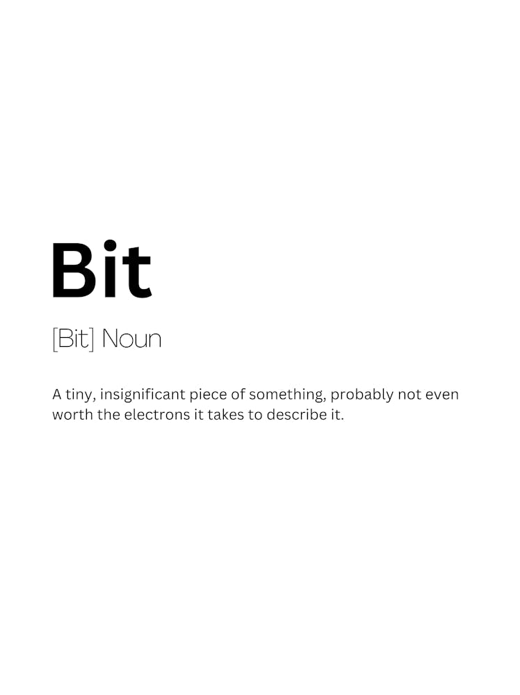 Bit Definition Meaning 1