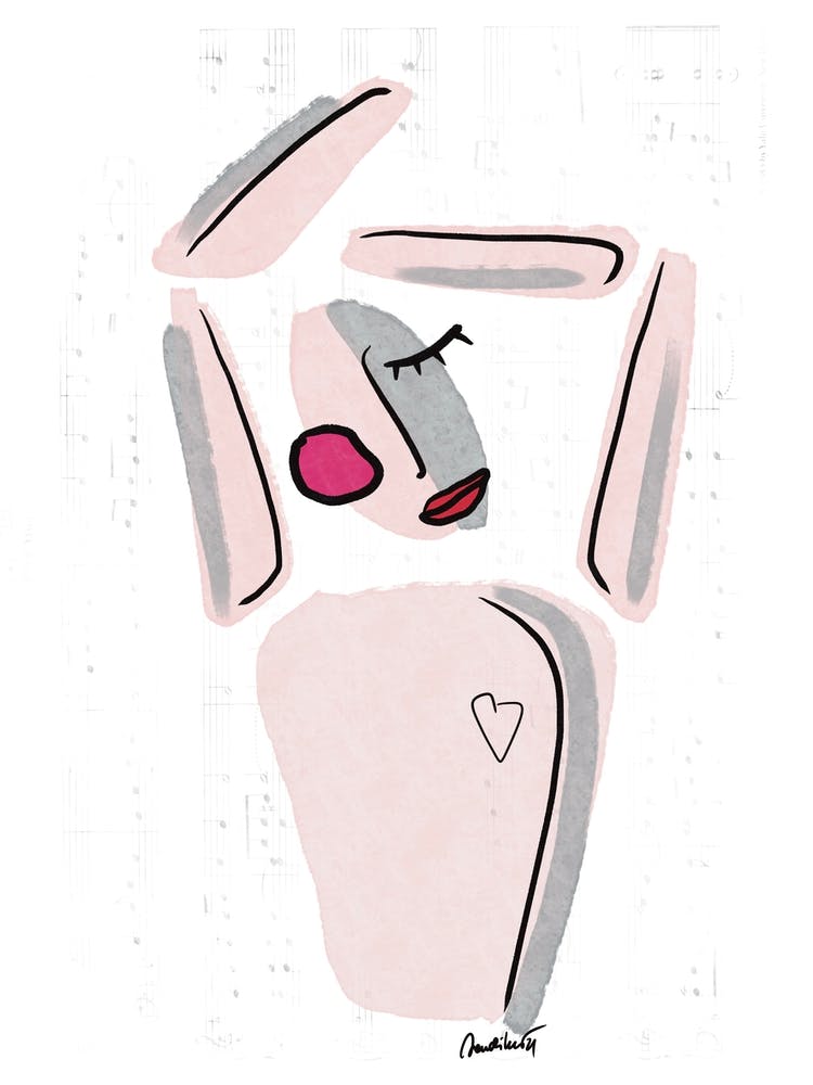 Woman Man No Gender Colorful Person Full Of Love And Respect