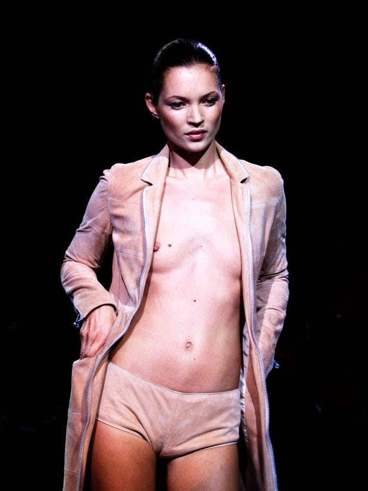 Kate Moss At London Fashion Week, 1999