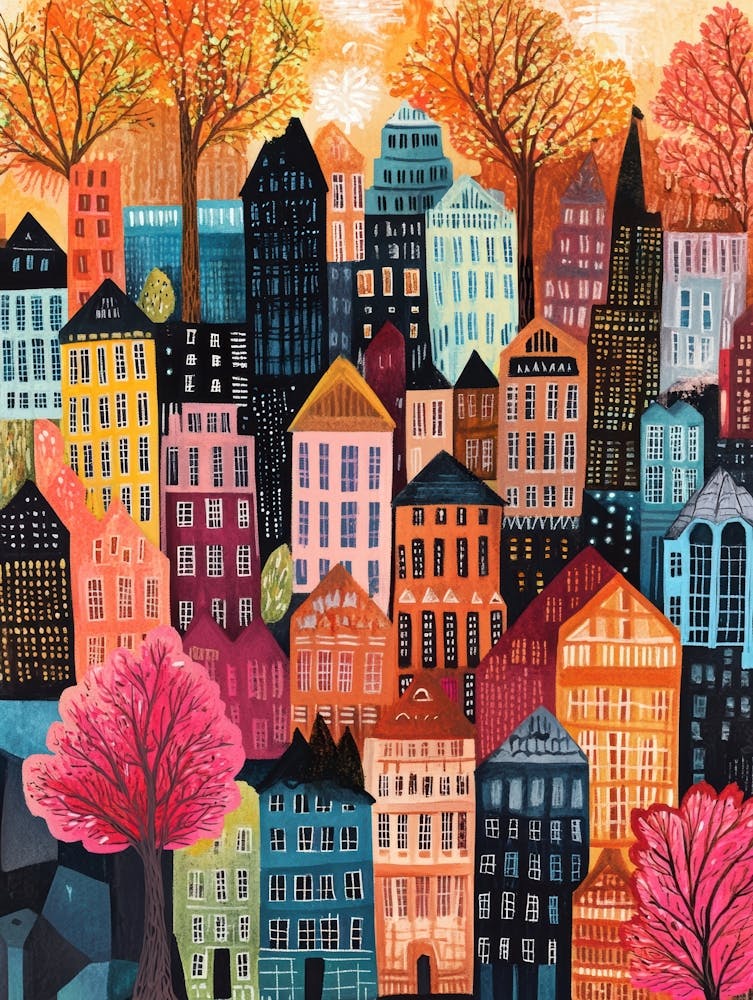 Autumn Cityscape