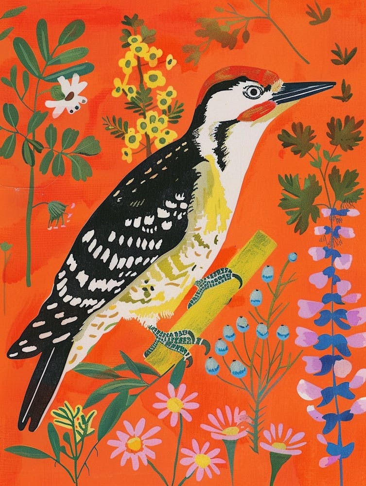 Spring Birds Woodpecker 1