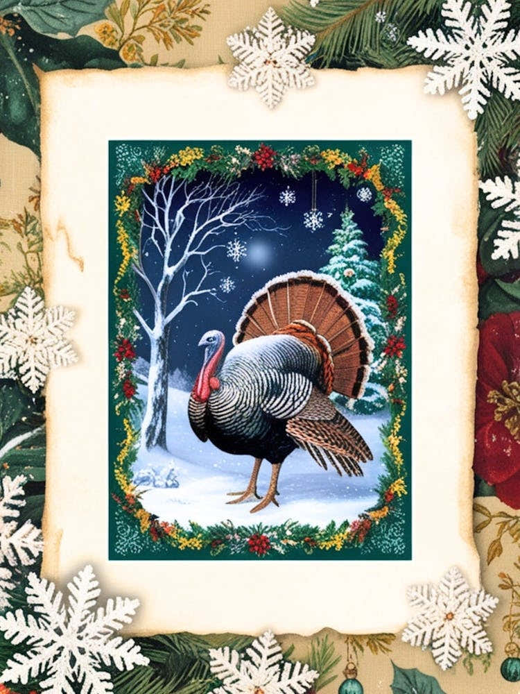 William Morris Turkey In The Snow 2