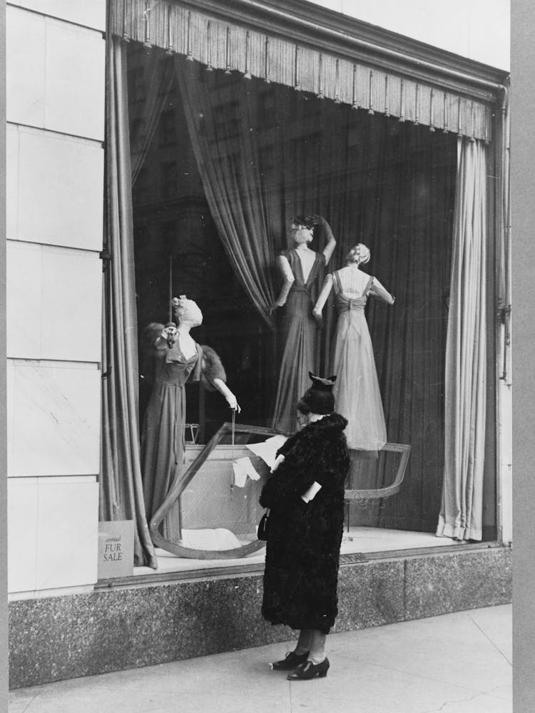 Surrealistic Window Display, Bergdorf Goodman, New York City By Russell Lee