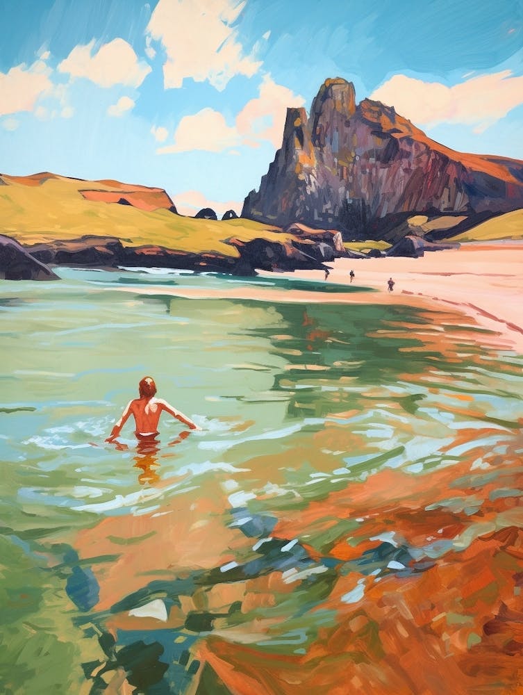 Wild Swimming At Llyn Peninsula Wales 1