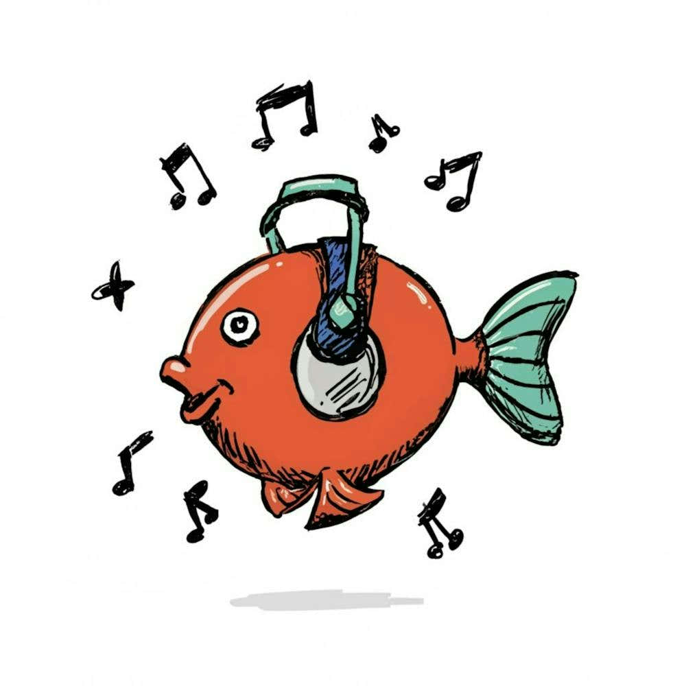 Fish With Headphones