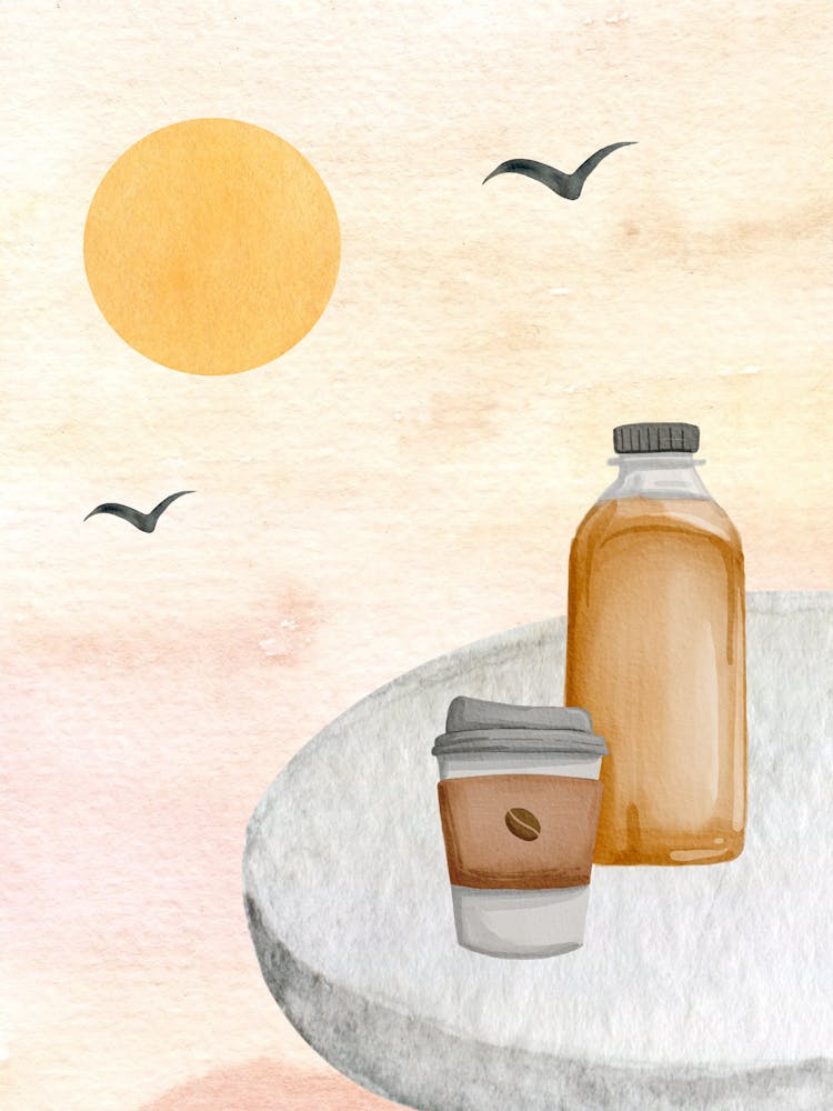 Coffee And Sunrise