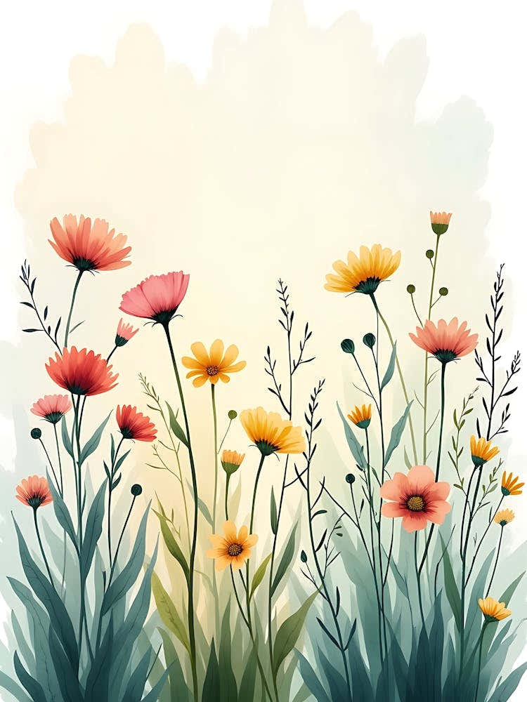 Simple Botanical Statement For Serene Spaces