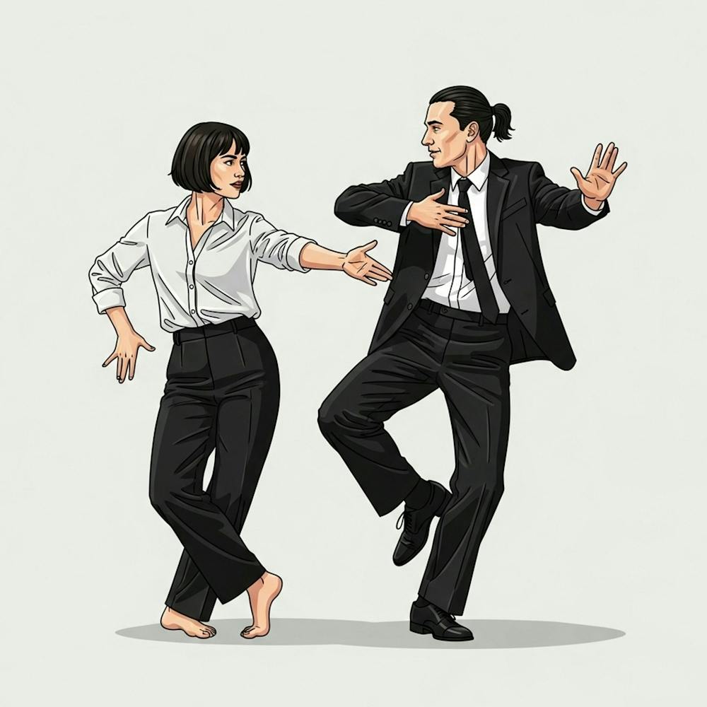 Man And Woman Dancing