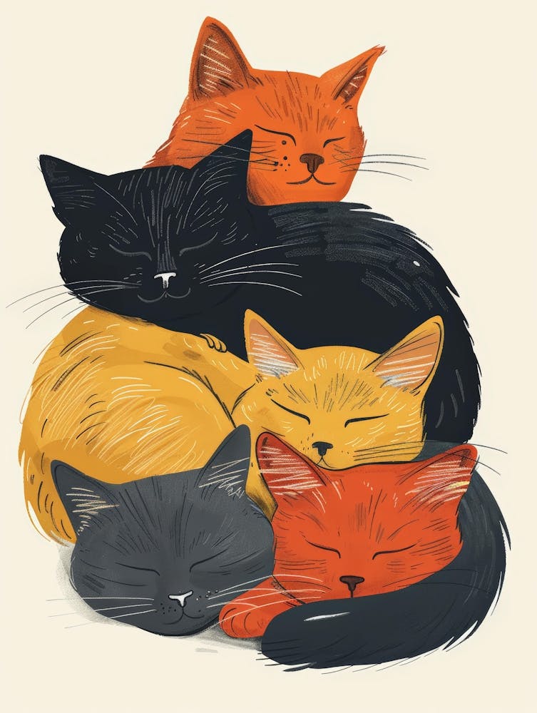 Cats Sleeping