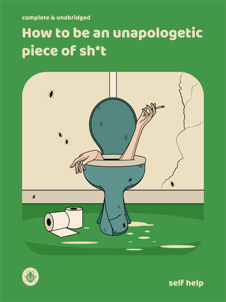 Self Help Retro Book Cover