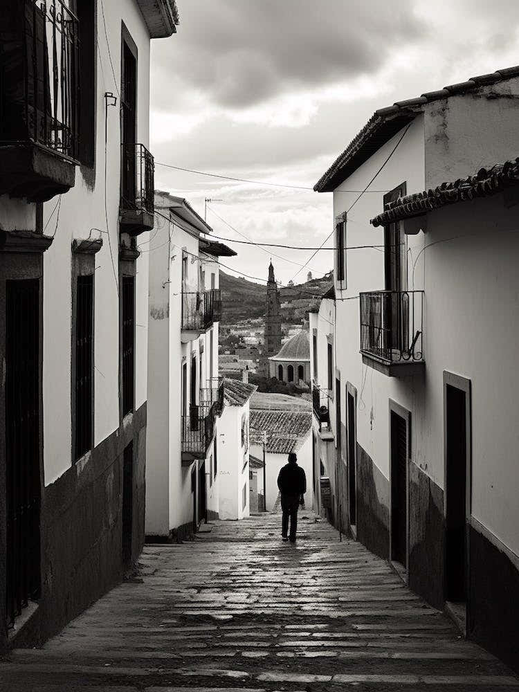 Cuenca, Spain, Black And White Analogue Photography 2