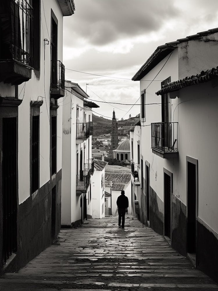 Cuenca, Spain, Black And White Analogue Photography 2