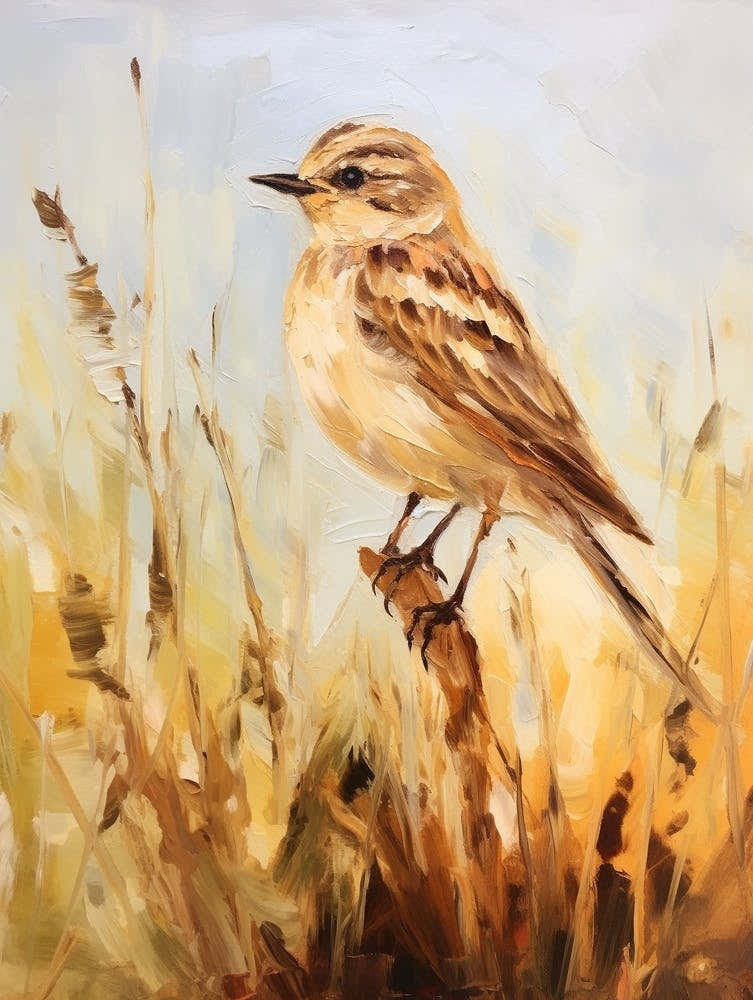 Bird Painting Lark 2