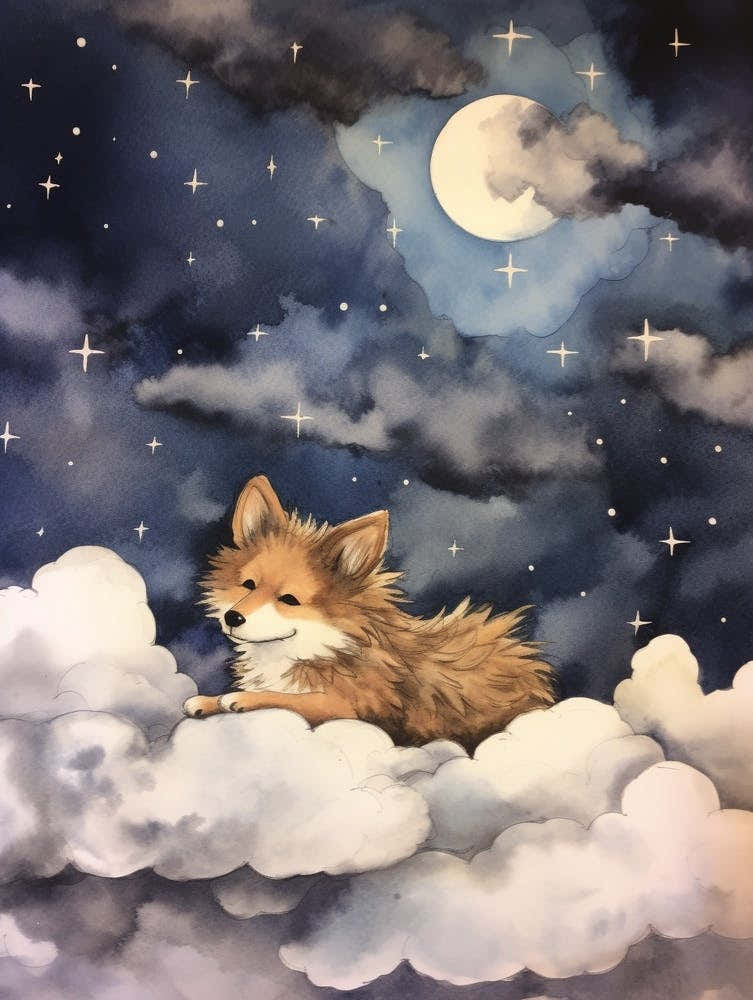 Coyote 2 Sleeping In The Clouds