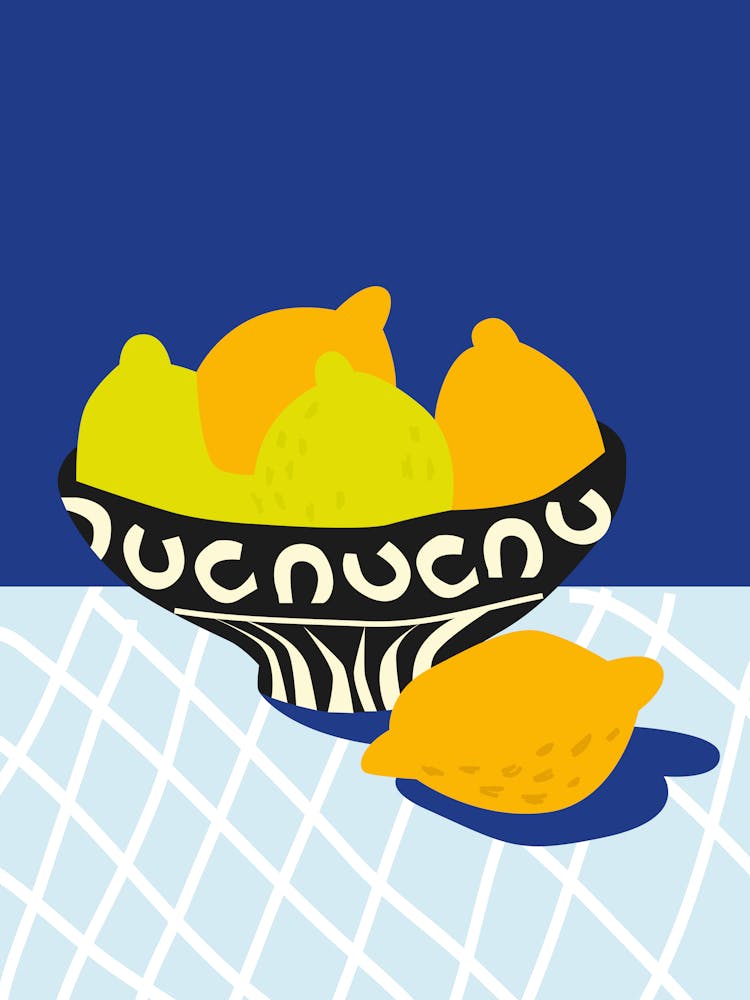 Lemons In A Bowl