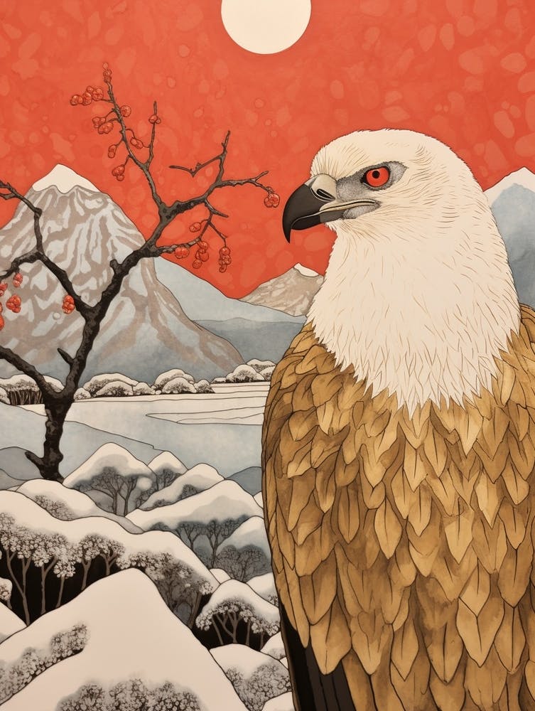 Bird Illustration Vulture 1