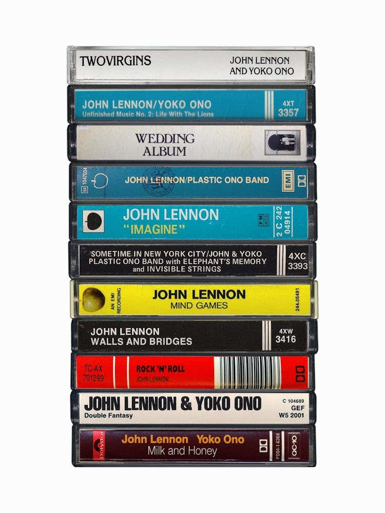 John Lennon - Albums - Cassette Print