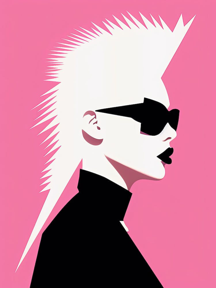 Pink Punk Visions in Minimalism