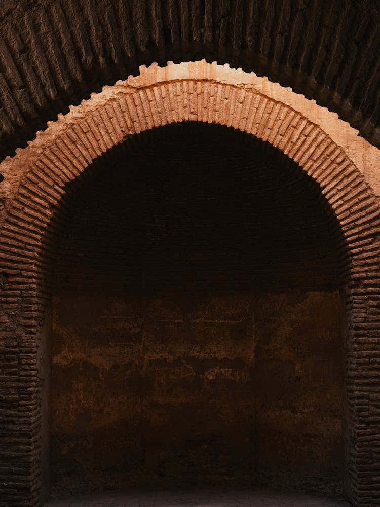 Archway light, Malaga, Spain