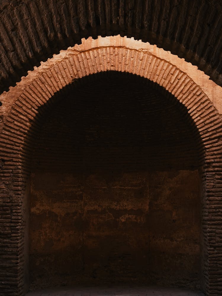 Archway light, Malaga, Spain