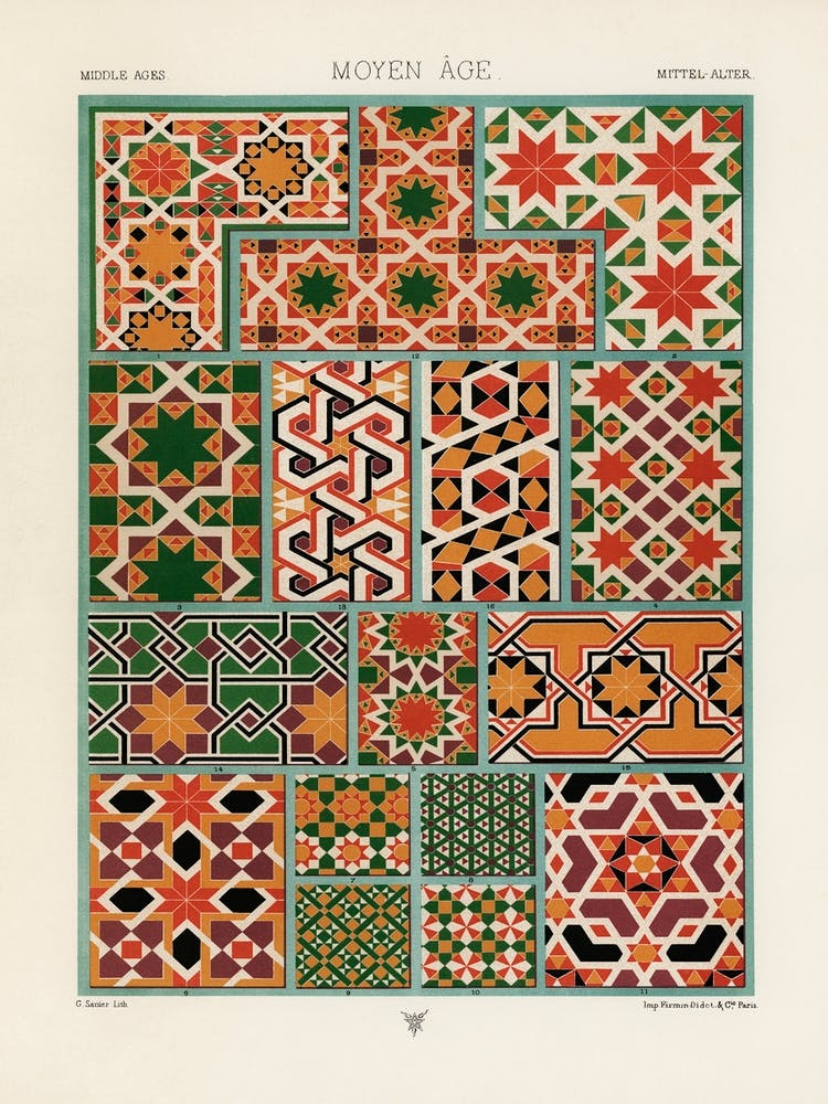 Middle Ages Pattern, Albert Racine (3) 1