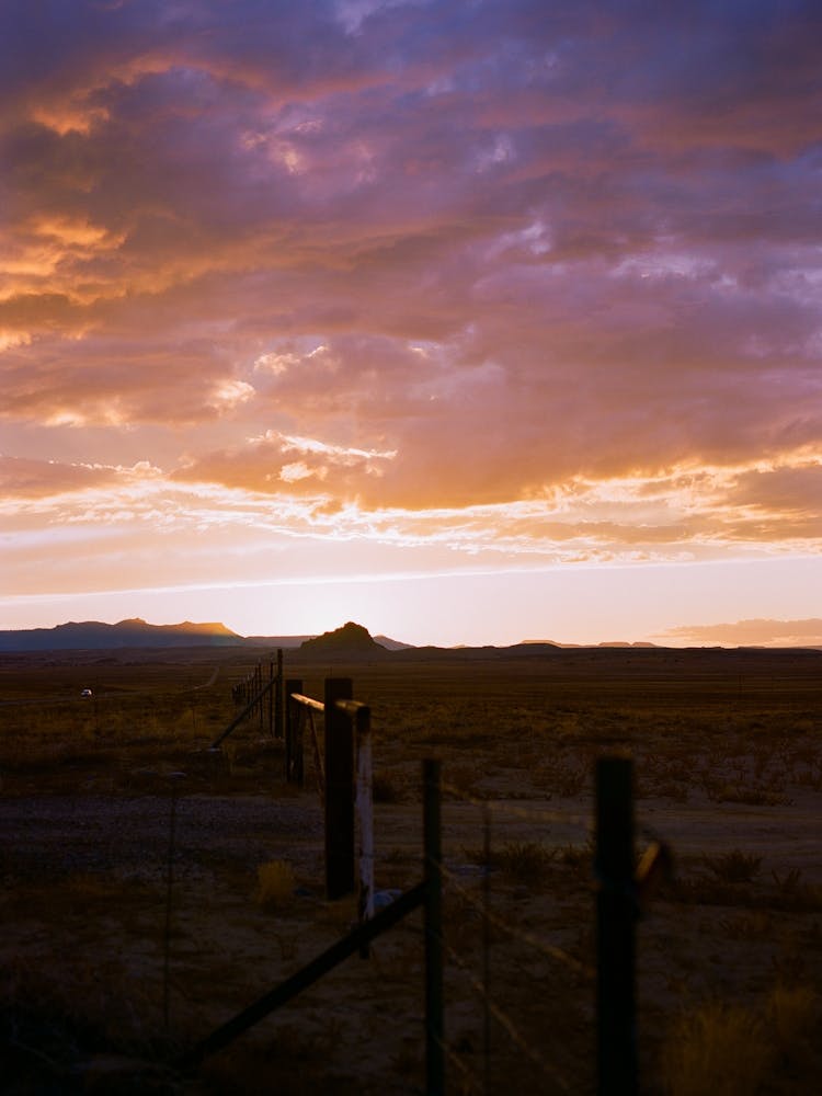 Shiprock Sunset VII on Film