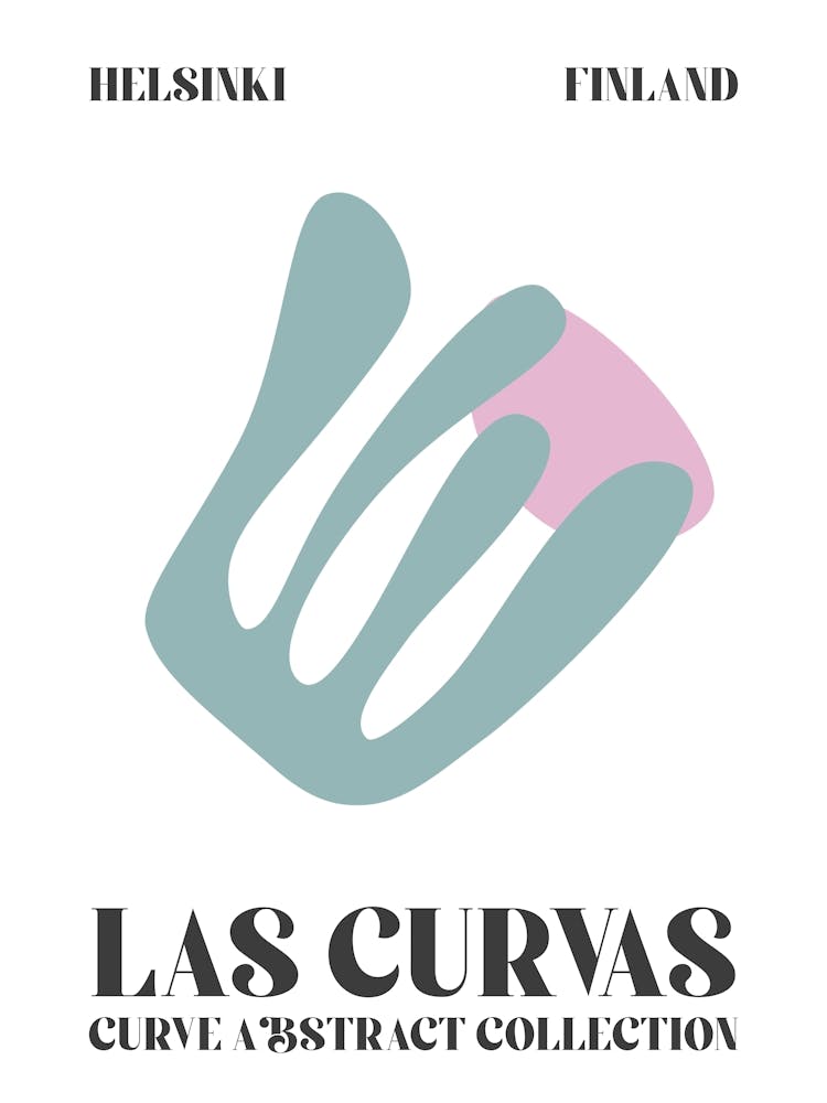 Abstract Shapes Matisse Pastel Helsinki